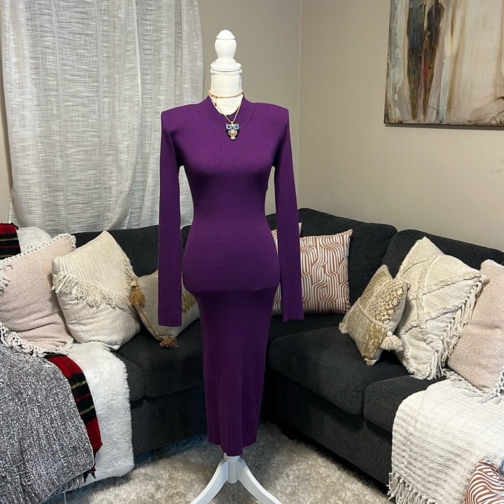 Purple dress
